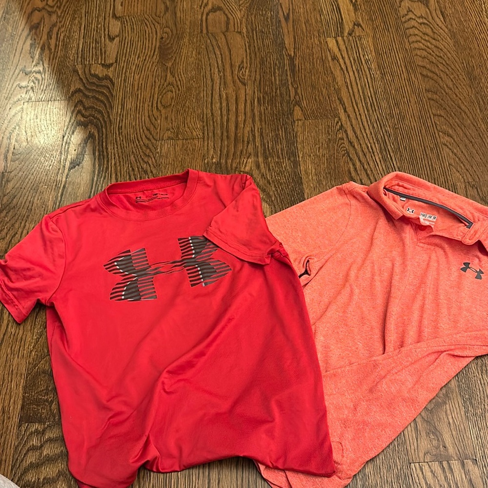 Under Armour tee and polo - 2 for 1